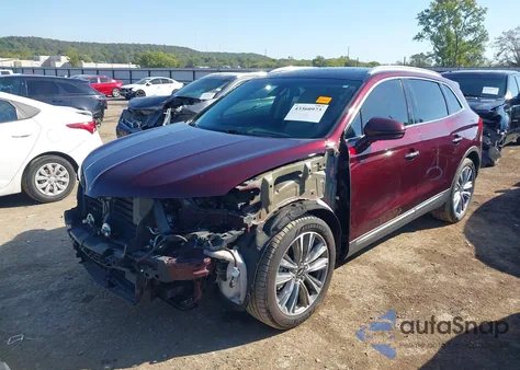 2017 Lincoln Mkx Reserve z USA, uszkodzony, nr VIN 2LMPJ8LP1HBL35748